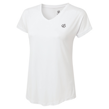 Load image into Gallery viewer, Dare 2B Women&#39;s Vigilant Short Sleeve Technical Tee (White)
