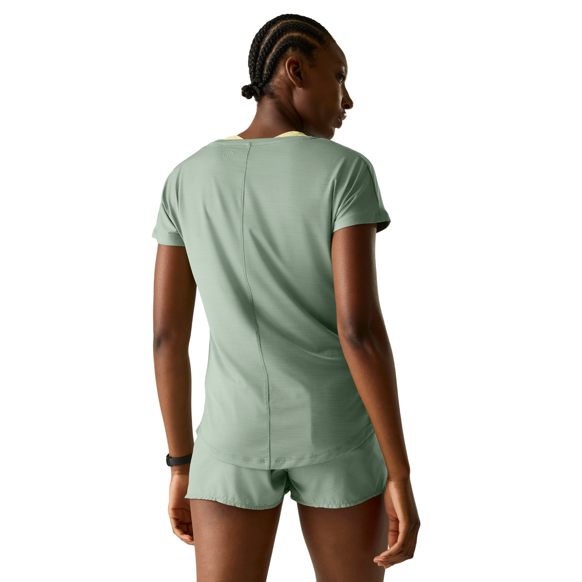 Dare 2B Women's Vigilant Short Sleeve V Neck Technical Tee (Glacier Green)