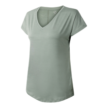 Load image into Gallery viewer, Dare 2B Women's Vigilant Short Sleeve V Neck Technical Tee (Glacier Green)
