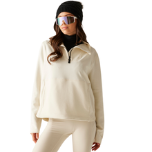 Load image into Gallery viewer, Dare 2B Women's Wander Quarter Zip Fleece Top (Egret)
