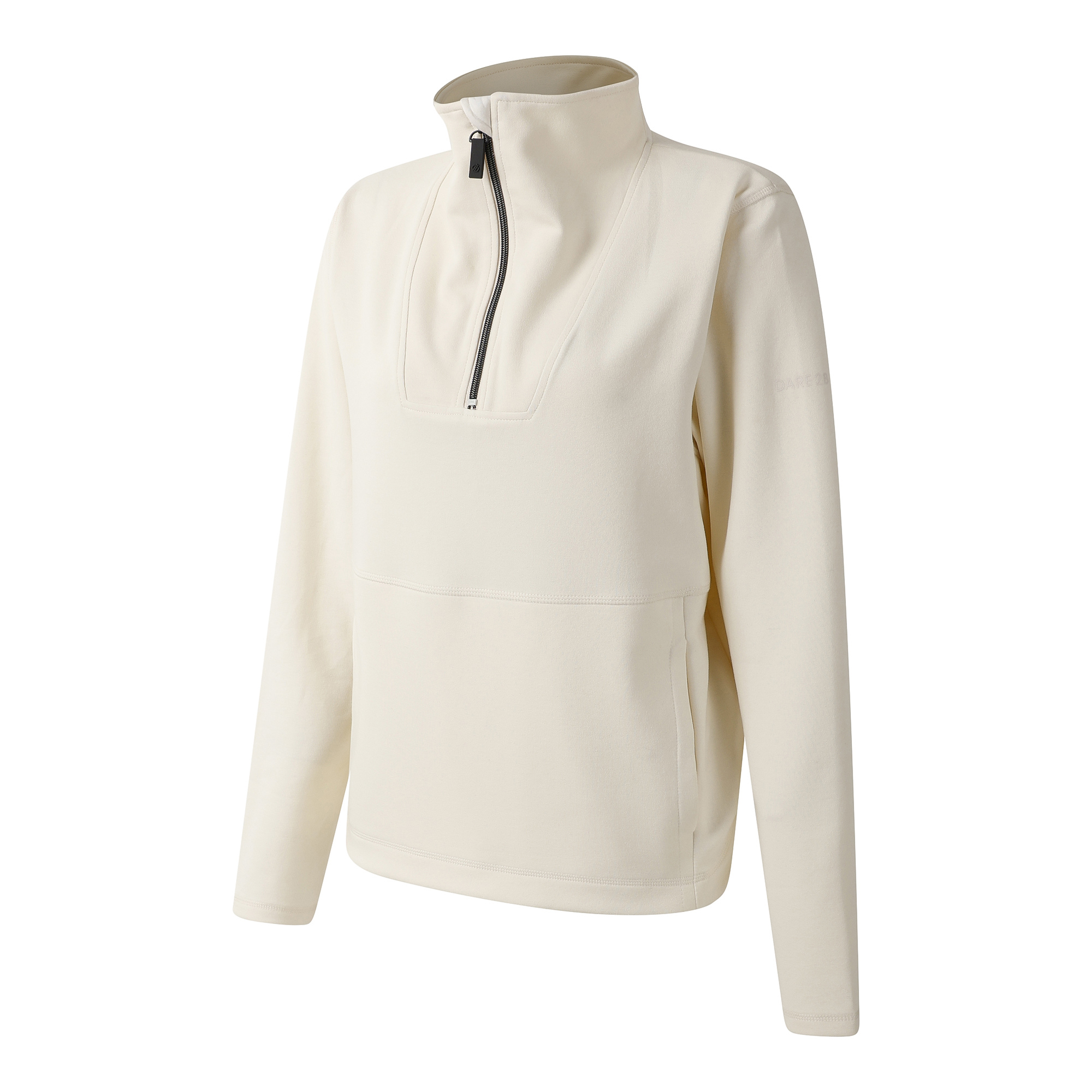 Dare 2B Women's Wander Quarter Zip Fleece Top (Egret)