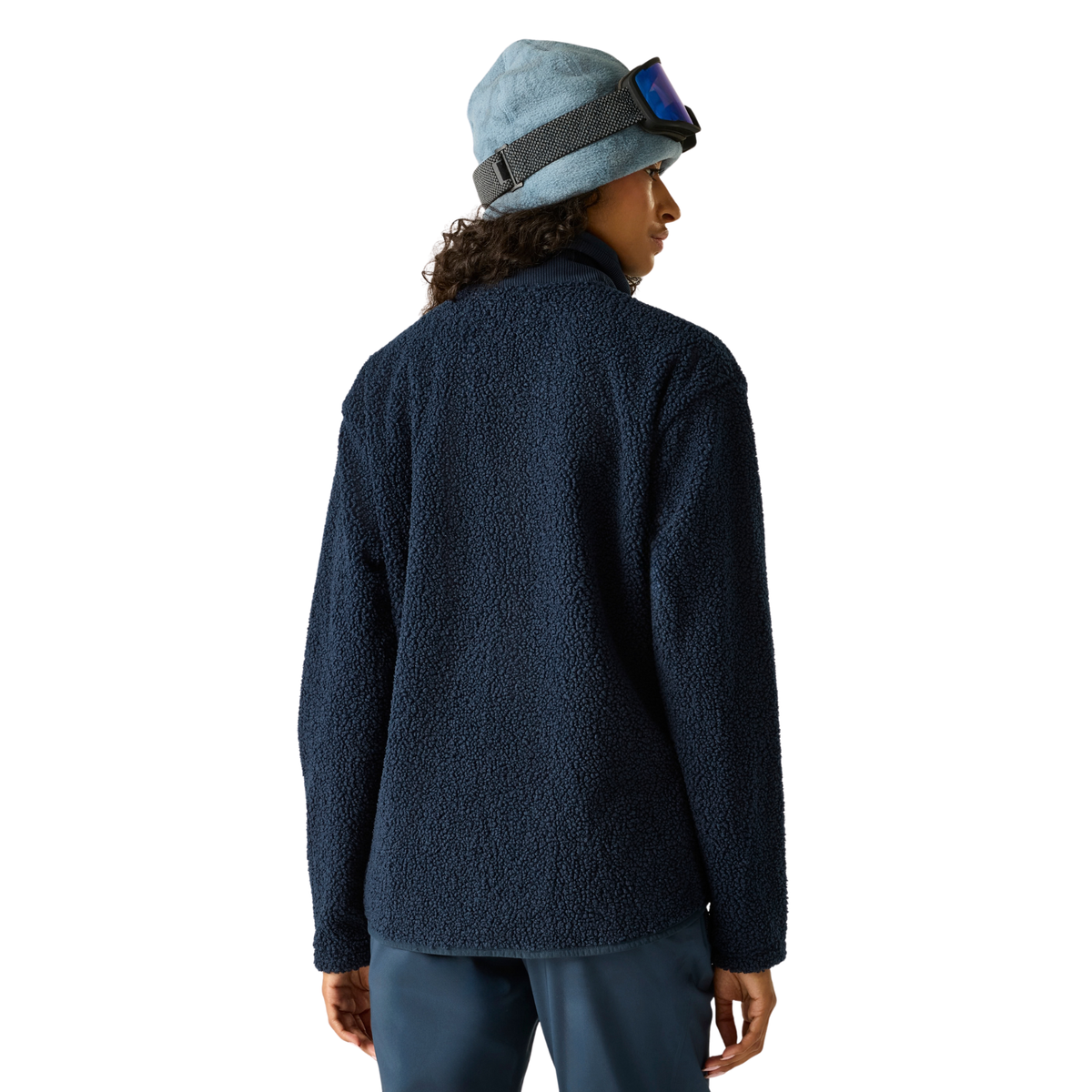 Dare 2B Women's Zephyr Borg Midlayer Full Zip Fleece Navy 540 DWA771