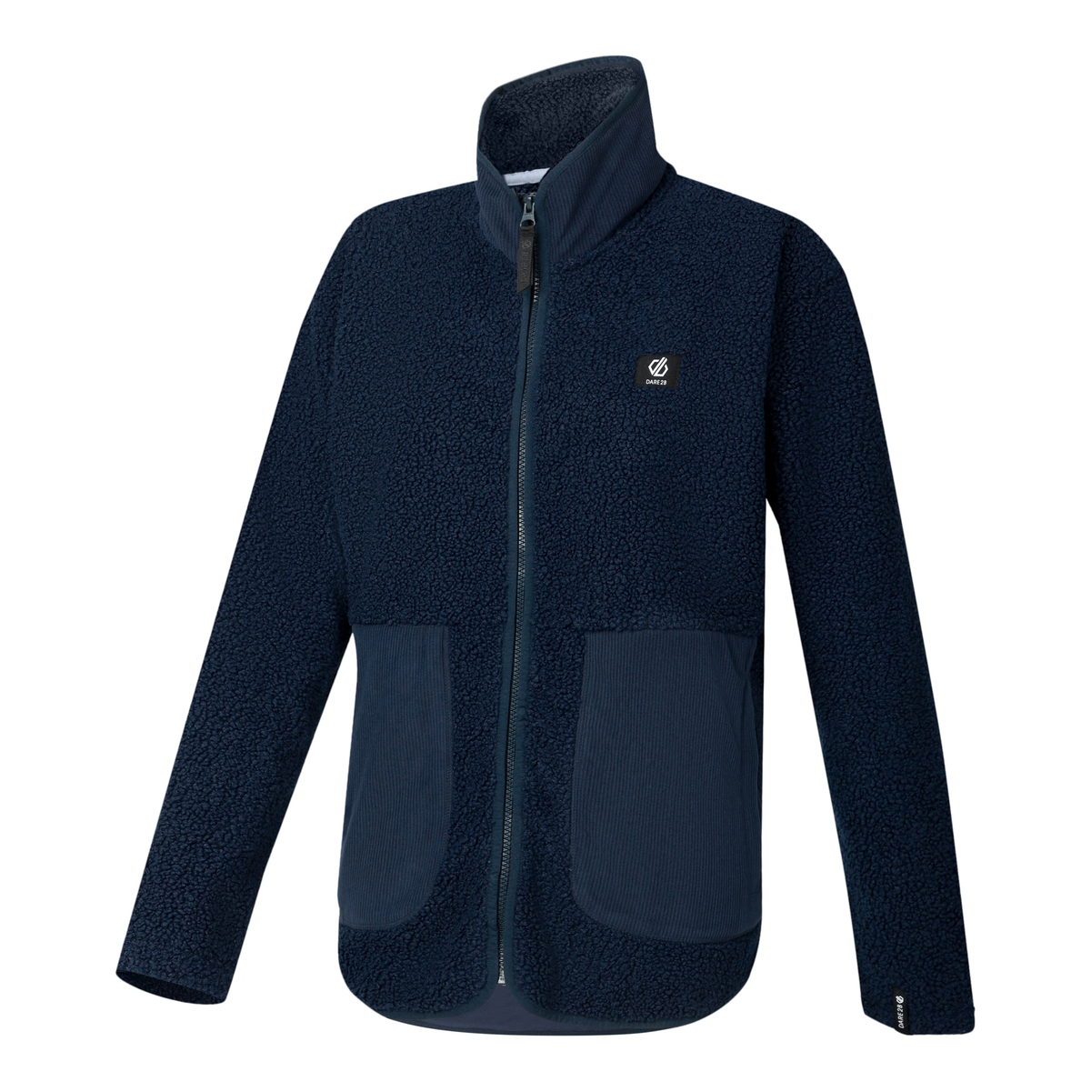 Dare 2B Women's Zephyr Borg Midlayer Full Zip Fleece Navy 540 DWA771