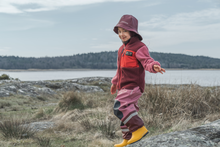 Load image into Gallery viewer, Didriksons Kids Anten Full Zip Fleece (Anemon Red)(Ages 12m-10y)
