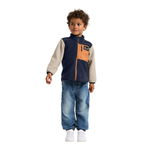 Load image into Gallery viewer, Didriksons Kids Anten Full Zip Fleece (Navy)(Ages 12m-10y)
