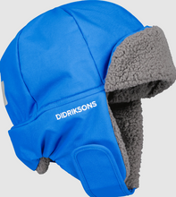 Load image into Gallery viewer, Didriksons Kids Biggles 6 Waterproof Cap (Caribbean Blue)(Ages 0-8)
