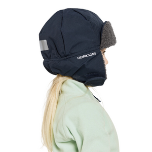 Didriksons Kids Biggles 6 Waterproof Cap (Navy)(Ages 0-8)