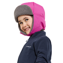 Load image into Gallery viewer, Didriksons Kids Biggles 6 Waterproof Cap (Plastic Pink)(Ages 0-8)
