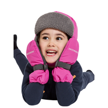 Load image into Gallery viewer, Didriksons Kids Biggles 6 Waterproof Cap (Plastic Pink)(Ages 0-8)
