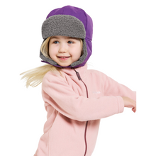 Load image into Gallery viewer, Didriksons Kids Biggles 6 Waterproof Cap (Royal Purple)(Ages 0-8)
