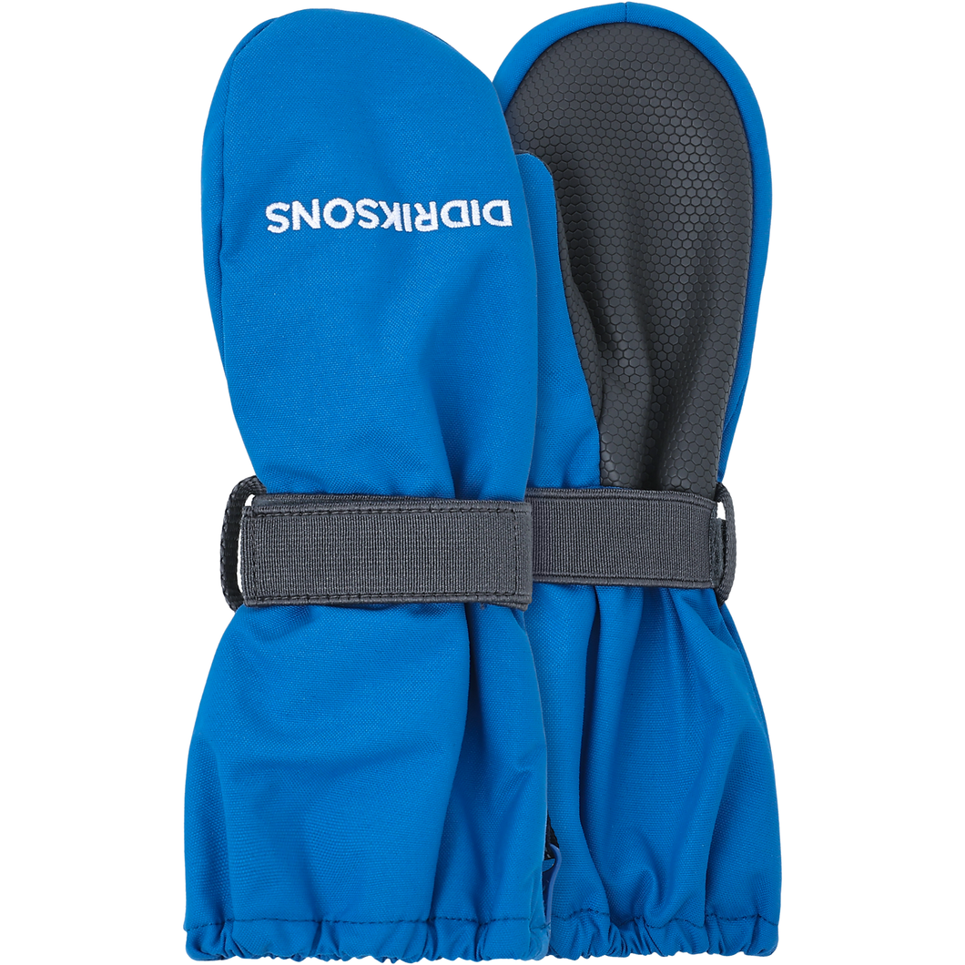 Didriksons Kids Biggles 8 Waterproof Insulated Zipped Mitten (Sapphire Blue)(Ages 0-6)