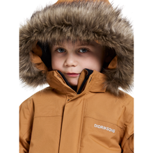 Load image into Gallery viewer, Didriksons Kids Bjärven 4 Hooded Waterproof Insulated Parka (Almond Tree)(Ages 3-10)
