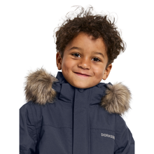 Load image into Gallery viewer, Didriksons Kids Bjärven 4 Hooded Waterproof Insulated Parka (Navy)(Ages 3-10)
