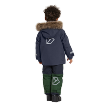 Load image into Gallery viewer, Didriksons Kids Bjärven 4 Hooded Waterproof Insulated Parka (Navy)(Ages 3-10)
