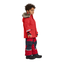 Load image into Gallery viewer, Didriksons Kids Bjärven 4 Hooded Waterproof Insulated Parka (Pomme Red)(Ages 3-10)
