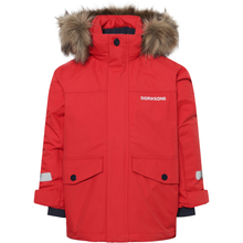 Load image into Gallery viewer, Didriksons Kids Bjärven 4 Hooded Waterproof Insulated Parka (Pomme Red)(Ages 3-10)

