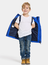 Load image into Gallery viewer, Didriksons Kids Bjarven 3 Waterproof Insulated Parka (Caribbean Blue)(Ages 3-10)
