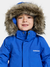 Load image into Gallery viewer, Didriksons Kids Bjarven 3 Waterproof Insulated Parka (Caribbean Blue)(Ages 3-10)
