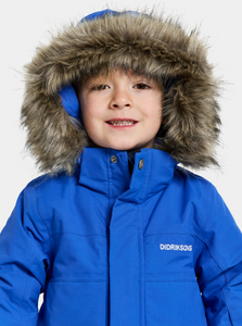 Didriksons Kids Bjarven 3 Waterproof Insulated Parka (Caribbean Blue)(Ages 3-10)