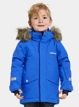 Load image into Gallery viewer, Didriksons Kids Bjarven 3 Waterproof Insulated Parka (Caribbean Blue)(Ages 3-10)
