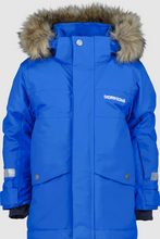 Load image into Gallery viewer, Didriksons Kids Bjarven 3 Waterproof Insulated Parka (Caribbean Blue)(Ages 3-10)
