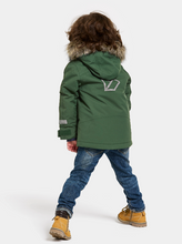 Load image into Gallery viewer, Didriksons Kids Bjarven 3 Waterproof Insulated Parka (Pine Green)(Ages 3-10)
