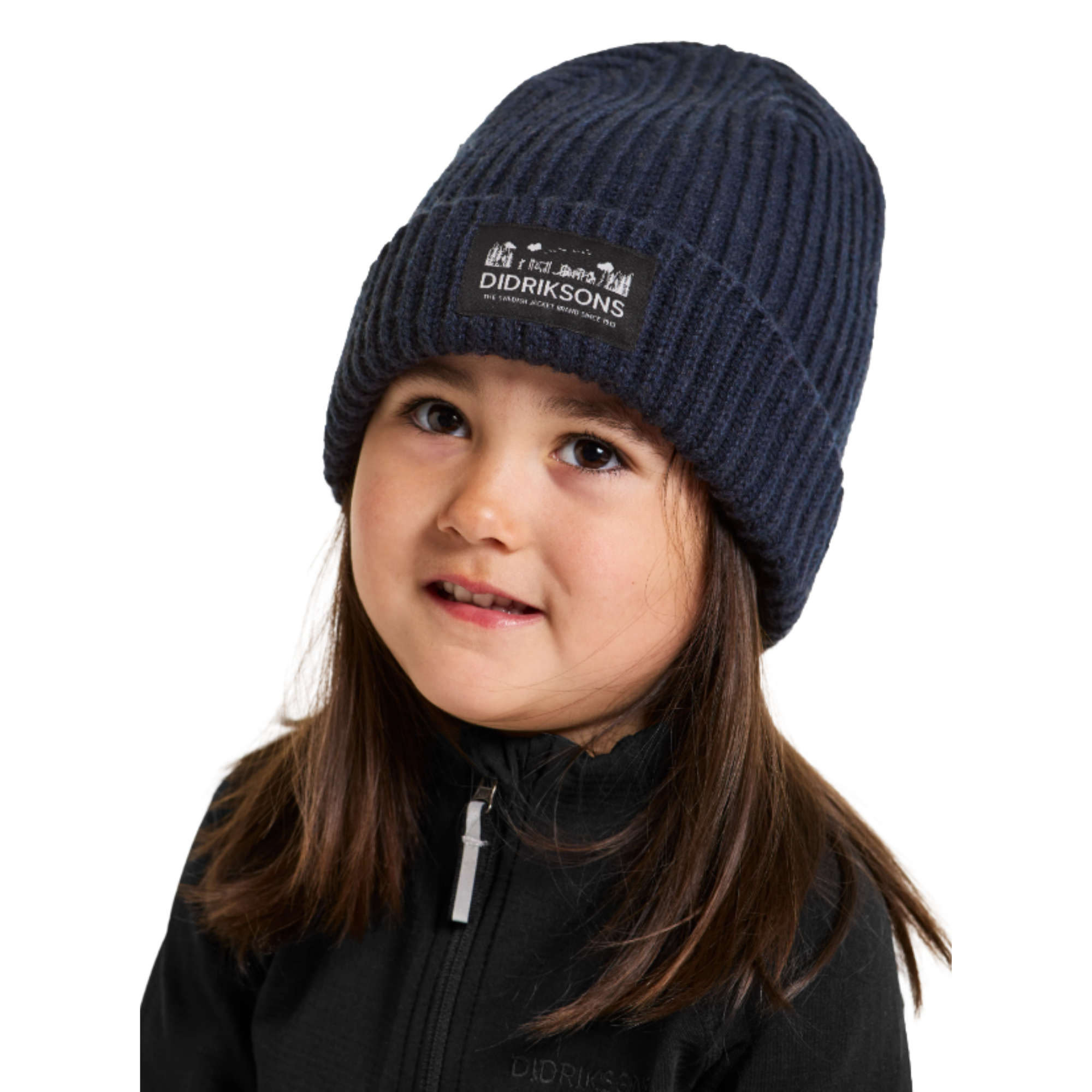 Didriksons Kids Bus Beanie Hat (Navy)