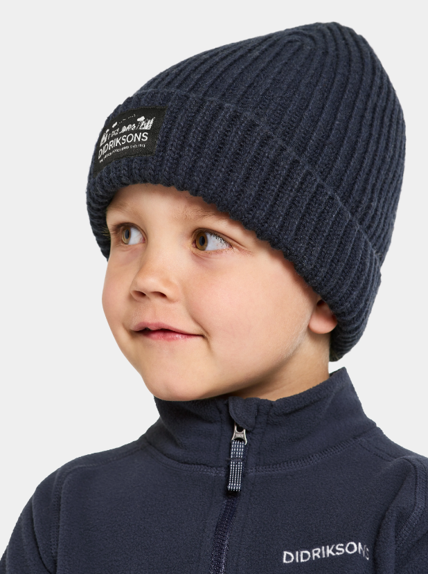 Didriksons Kids Bus Beanie Hat (Navy)