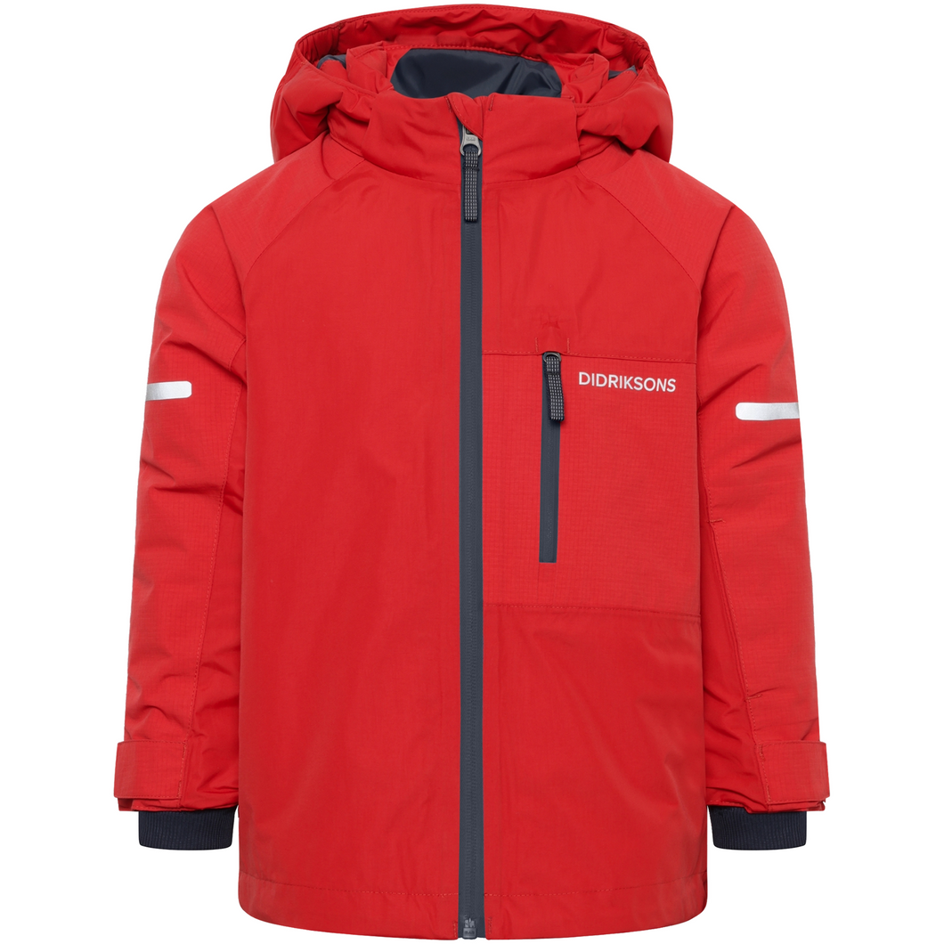Didriksons Kids Falken Waterproof Insulated Jacket (Pomme Red)