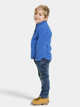 Load image into Gallery viewer, Didriksons Kids Gibbs Full Zip Fleece (Caribbean Blue)(Ages 1-10)
