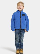 Load image into Gallery viewer, Didriksons Kids Gibbs Full Zip Fleece (Caribbean Blue)(Ages 1-10)
