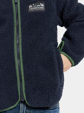 Load image into Gallery viewer, Didriksons Kids Gibbs Full Zip Fleece (Navy)(Ages 1-10)
