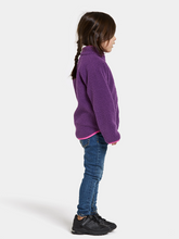 Load image into Gallery viewer, Didriksons Kids Gibbs Full Zip Fleece Jacket (Royal Purple)(Ages 1-10)
