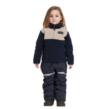 Load image into Gallery viewer, Didriksons Kids Gosig Half Zip Fleece Top (Navy)
