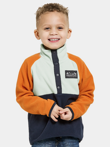 Didriksons Kids Monte 4 Half Snap Fleece (Navy)(Ages 1-10)