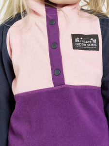 Didriksons Kids Monte 4 Half Snap Fleece (Royal Purple)(Ages 1-10)