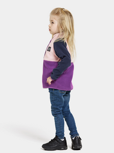 Didriksons Kids Monte 4 Half Snap Fleece (Royal Purple)(Ages 1-10)