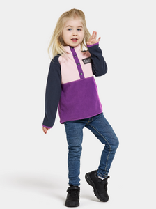 Didriksons Kids Monte 4 Half Snap Fleece (Royal Purple)(Ages 1-10)