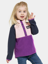 Load image into Gallery viewer, Didriksons Kids Monte 4 Half Snap Fleece (Royal Purple)(Ages 1-10)
