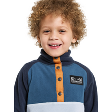Load image into Gallery viewer, Didriksons Kids Monte 4 Half Snap Fleece Top (Cloud Blue)
