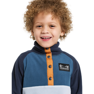 Didriksons Kids Monte 4 Half Snap Fleece Top (Cloud Blue)