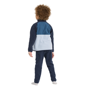Didriksons Kids Monte 4 Half Snap Fleece Top (Cloud Blue)