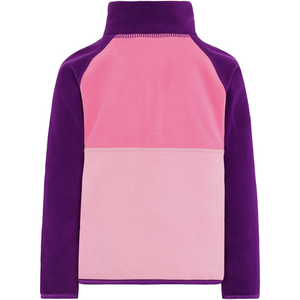 Didriksons Kids Monte 4 Half Snap Fleece Top (Light Heather Pink)