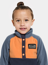 Load image into Gallery viewer, Didriksons Kids Monte Half Button Fleece Top (Cantaloupe Orange)(Ages 1-10)
