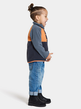 Load image into Gallery viewer, Didriksons Kids Monte Half Button Fleece Top (Cantaloupe Orange)(Ages 1-10)

