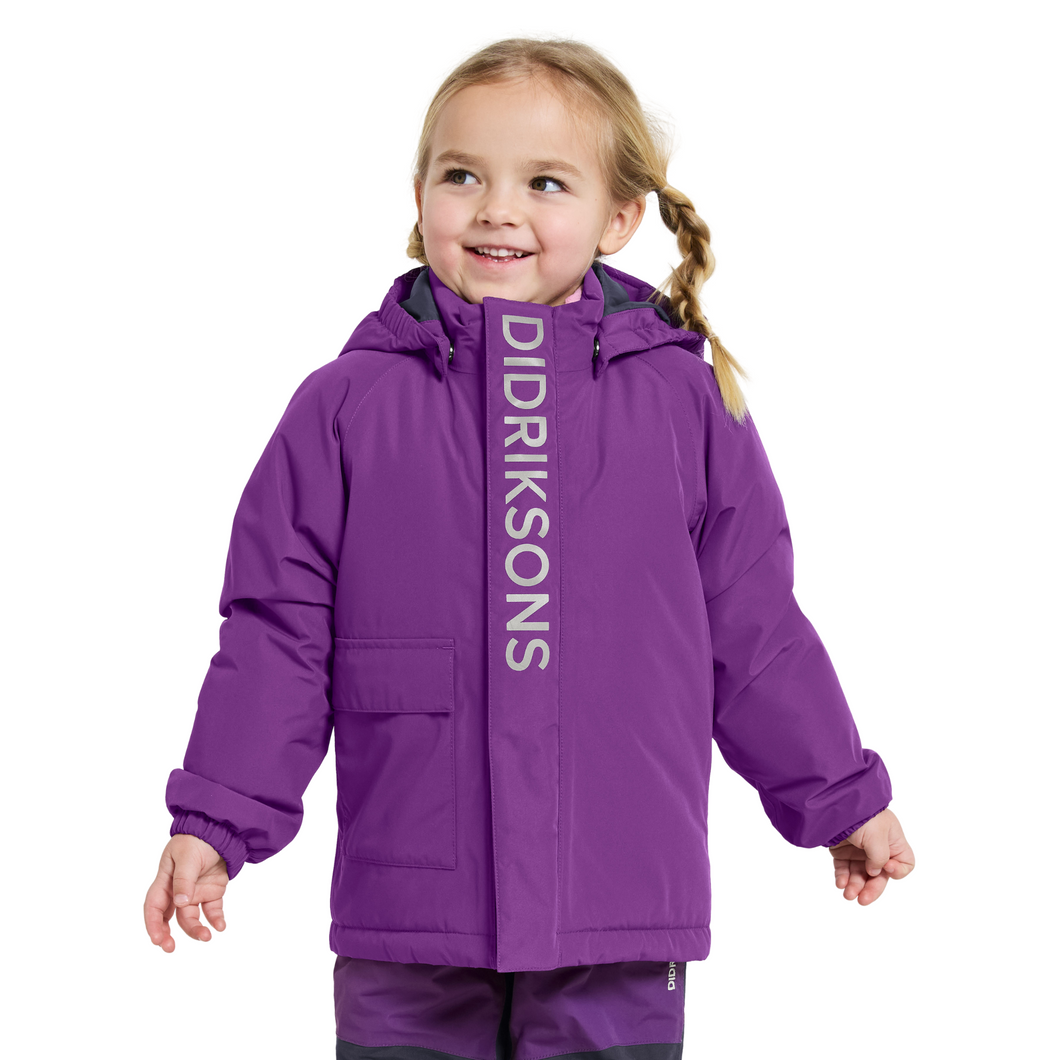 Didriksons Kids Talvi Waterproof Insulated Jacket (Royal Purple)