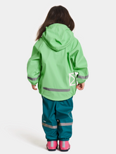 Load image into Gallery viewer, Didriksons Kids Slaskeman 9 Rain Set (Green)(Ages 1-10)
