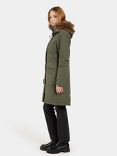 Load image into Gallery viewer, Didriksons Women&#39;s Erika 6 Waterproof Insulated Parka (Deep Green)
