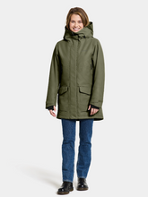 Load image into Gallery viewer, Didriksons Women&#39;s Frida 7 Waterproof Insulated Parka (Deep Green)
