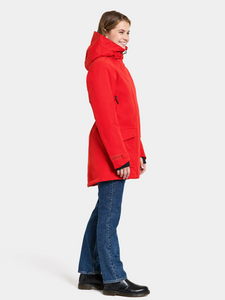 Didriksons Women's Frida 7 Waterproof Insulated Parka (Pomme Red)